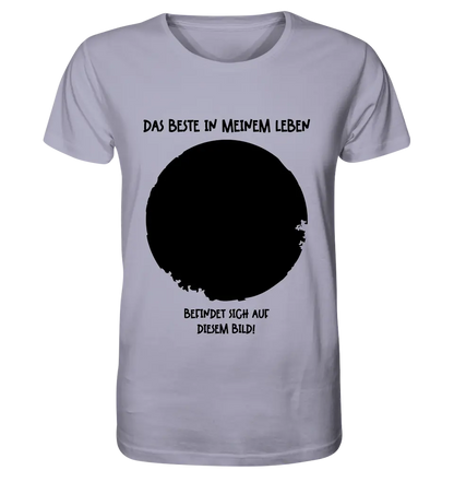 Your picture in a circle + text • Unisex premium T-shirt XS-5XL made of organic cotton for women &amp; men • Exclusive design • personalized