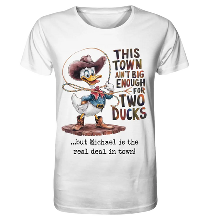 THIS TOWN 2 • DUCK • ENTE • Unisex Premium T-Shirt XS-5XL aus Bio-Baumwolle für Damen & Herren • Exklusivdesign • personalisiert