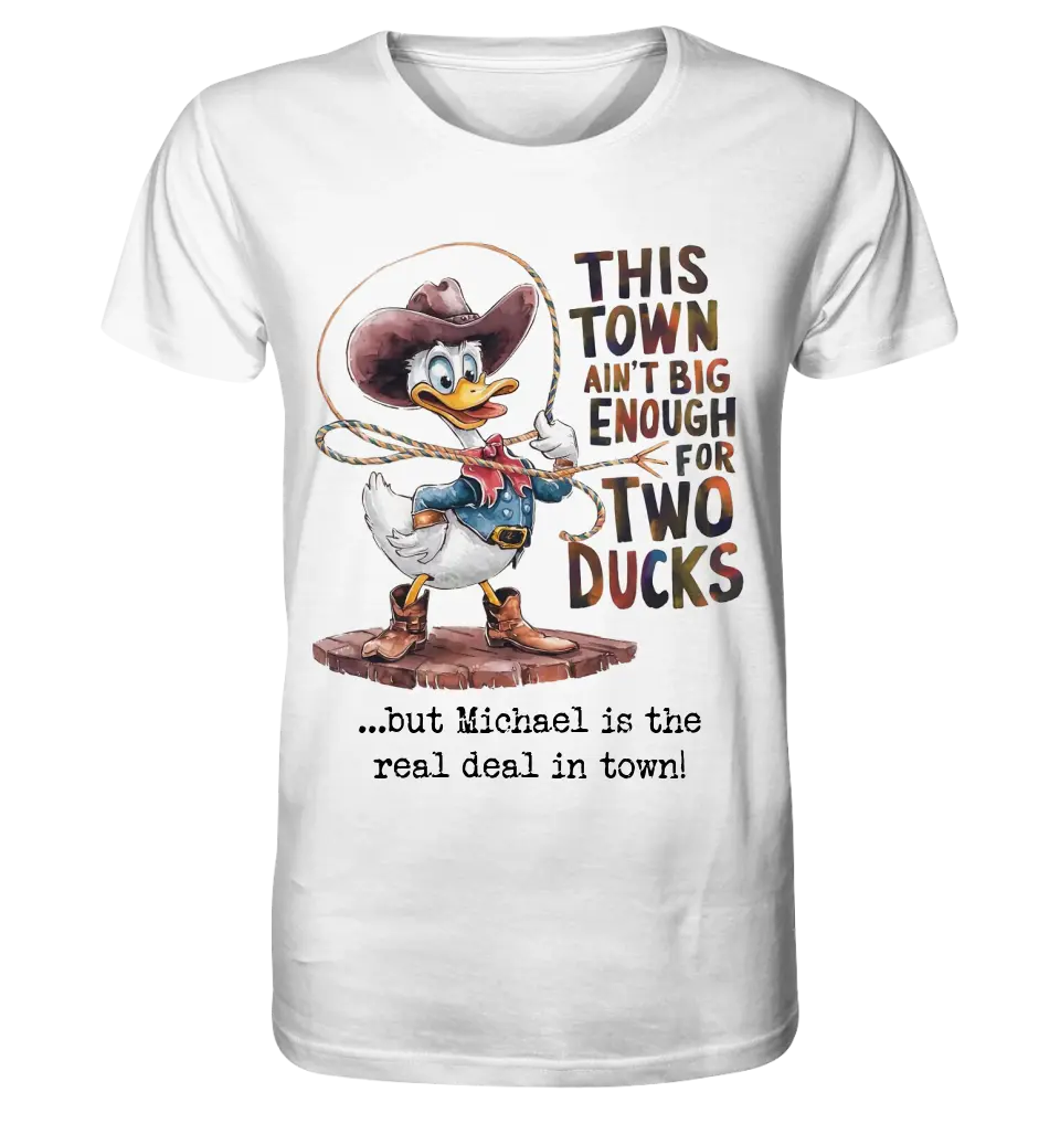 THIS TOWN 2 • DUCK • DUCK • Unisex Premium T-Shirt XS-5XL made of organic cotton for women &amp; men • Exclusive design • personalized