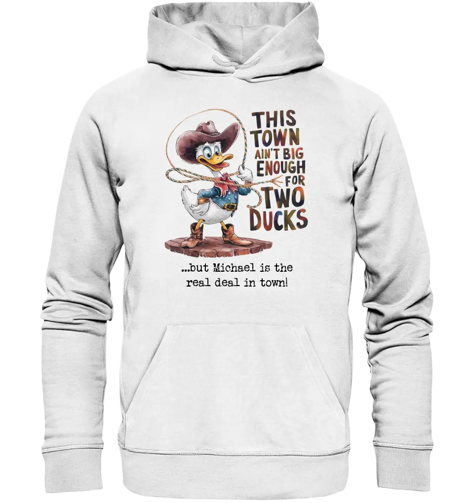 THIS TOWN 2 • DUCK • ENTE • Unisex Premium Hoodie XS-5XL aus Bio-Baumwolle für Damen & Herren • Exklusivdesign • personalisiert