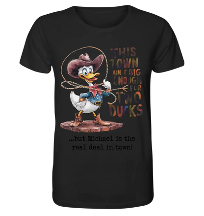 THIS TOWN 2 • DUCK • ENTE • Unisex Premium T-Shirt XS-5XL aus Bio-Baumwolle für Damen & Herren • Exklusivdesign • personalisiert