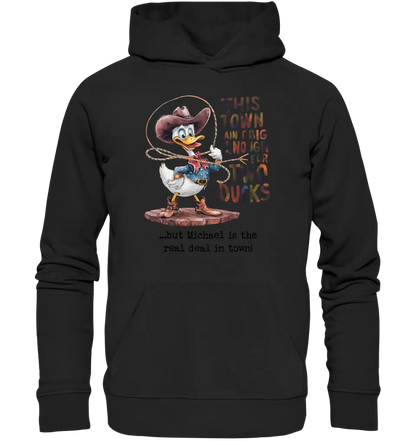 THIS TOWN 2 • DUCK • Unisex Premium Hoodie XS-5XL made of organic cotton for women &amp; men • Exclusive design • personalized