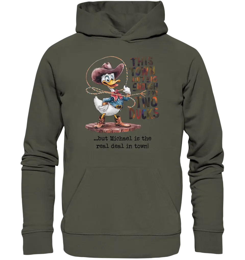 THIS TOWN 2 • DUCK • Unisex Premium Hoodie XS-5XL made of organic cotton for women &amp; men • Exclusive design • personalized