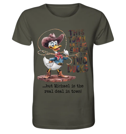 THIS TOWN 2 • DUCK • ENTE • Unisex Premium T-Shirt XS-5XL aus Bio-Baumwolle für Damen & Herren • Exklusivdesign • personalisiert