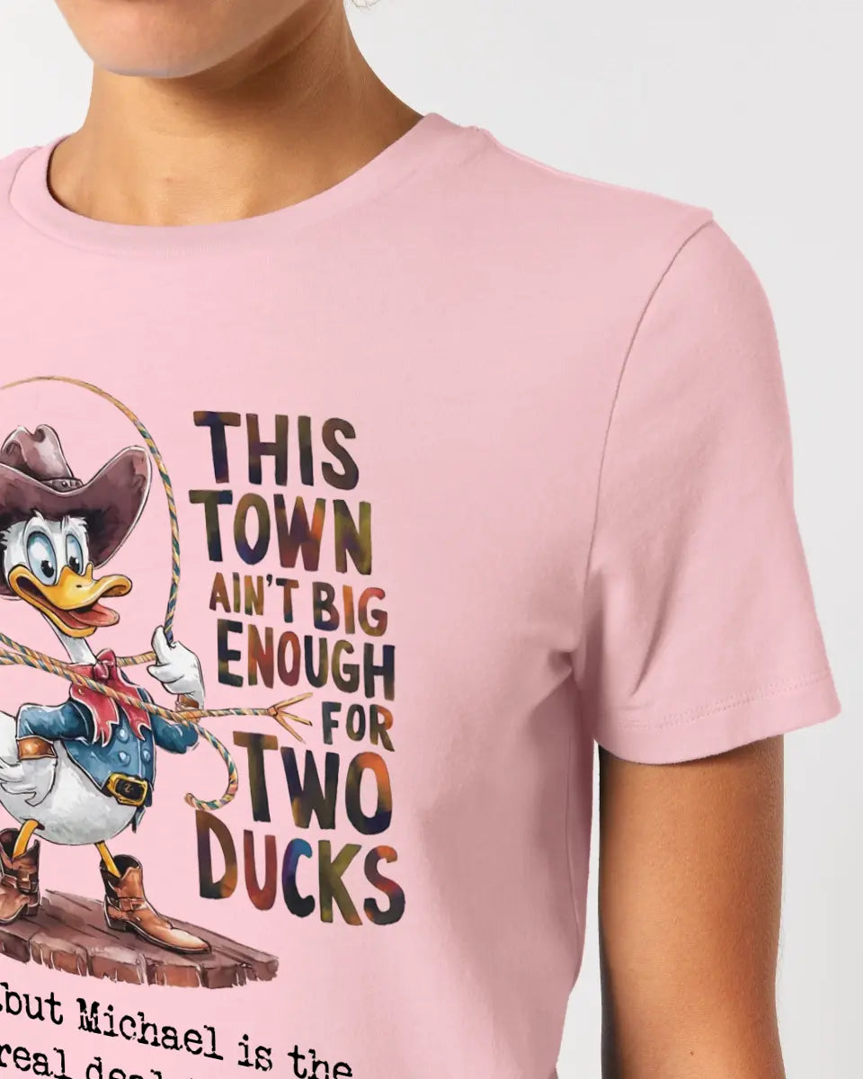 THIS TOWN 2 • DUCK • DUCK • Ladies Premium T-Shirt XS-2XL made of organic cotton for women • Exclusive design • personalized