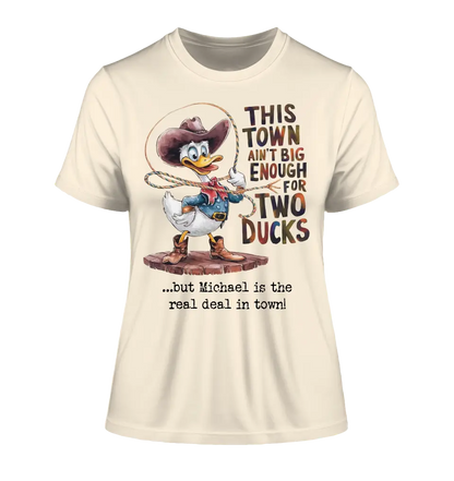 THIS TOWN 2 • DUCK • ENTE • Ladies Premium T-Shirt XS-2XL aus Bio-Baumwolle für Damen • Exklusivdesign • personalisiert