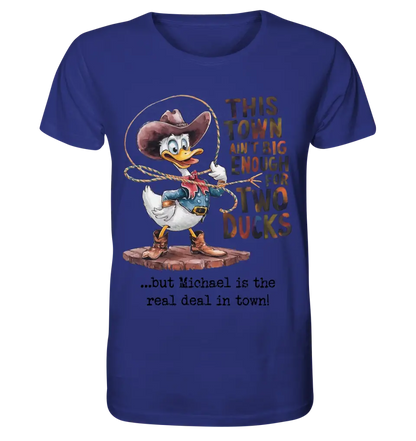 THIS TOWN 2 • DUCK • ENTE • Unisex Premium T-Shirt XS-5XL aus Bio-Baumwolle für Damen & Herren • Exklusivdesign • personalisiert