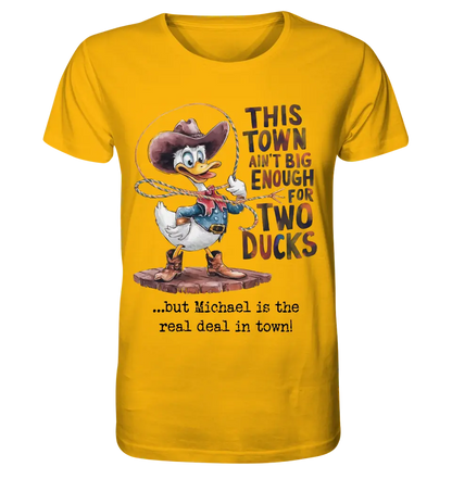 THIS TOWN 2 • DUCK • ENTE • Unisex Premium T-Shirt XS-5XL aus Bio-Baumwolle für Damen & Herren • Exklusivdesign • personalisiert