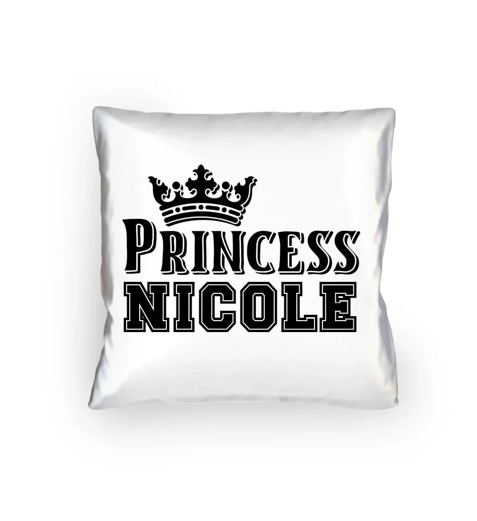 PRINCESS + WUNSCHNAME • Kissen 40x40 cm • Exklusivdesign • personalisiert