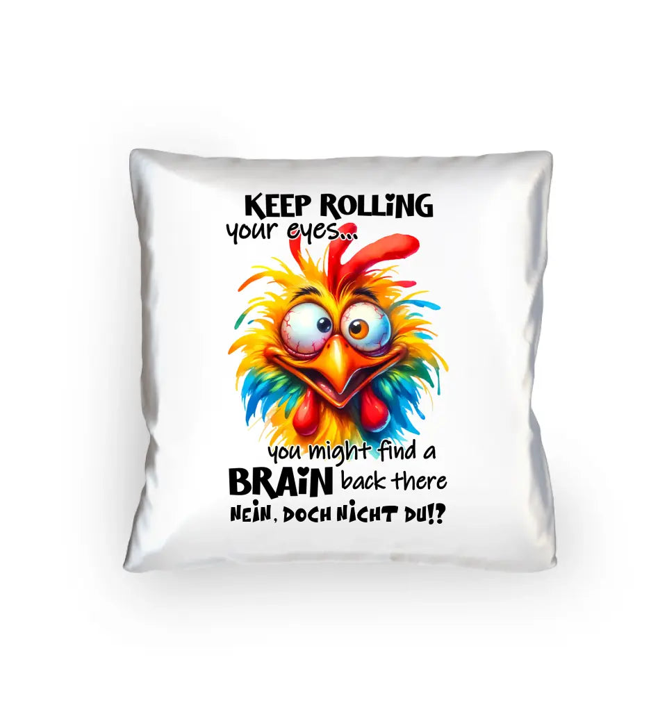 Find a brain!? • Kissen 40x40 cm • Exklusivdesign • personalisiert