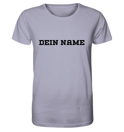 Einfacher Name • Unisex Premium T-Shirt XS-5XL aus Bio-Baumwolle für Damen & Herren • Exklusivdesign • personalisiert