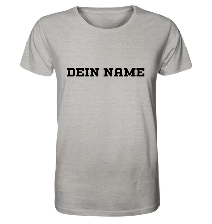 Einfacher Name • Unisex Premium T-Shirt XS-5XL aus Bio-Baumwolle für Damen & Herren • Exklusivdesign • personalisiert