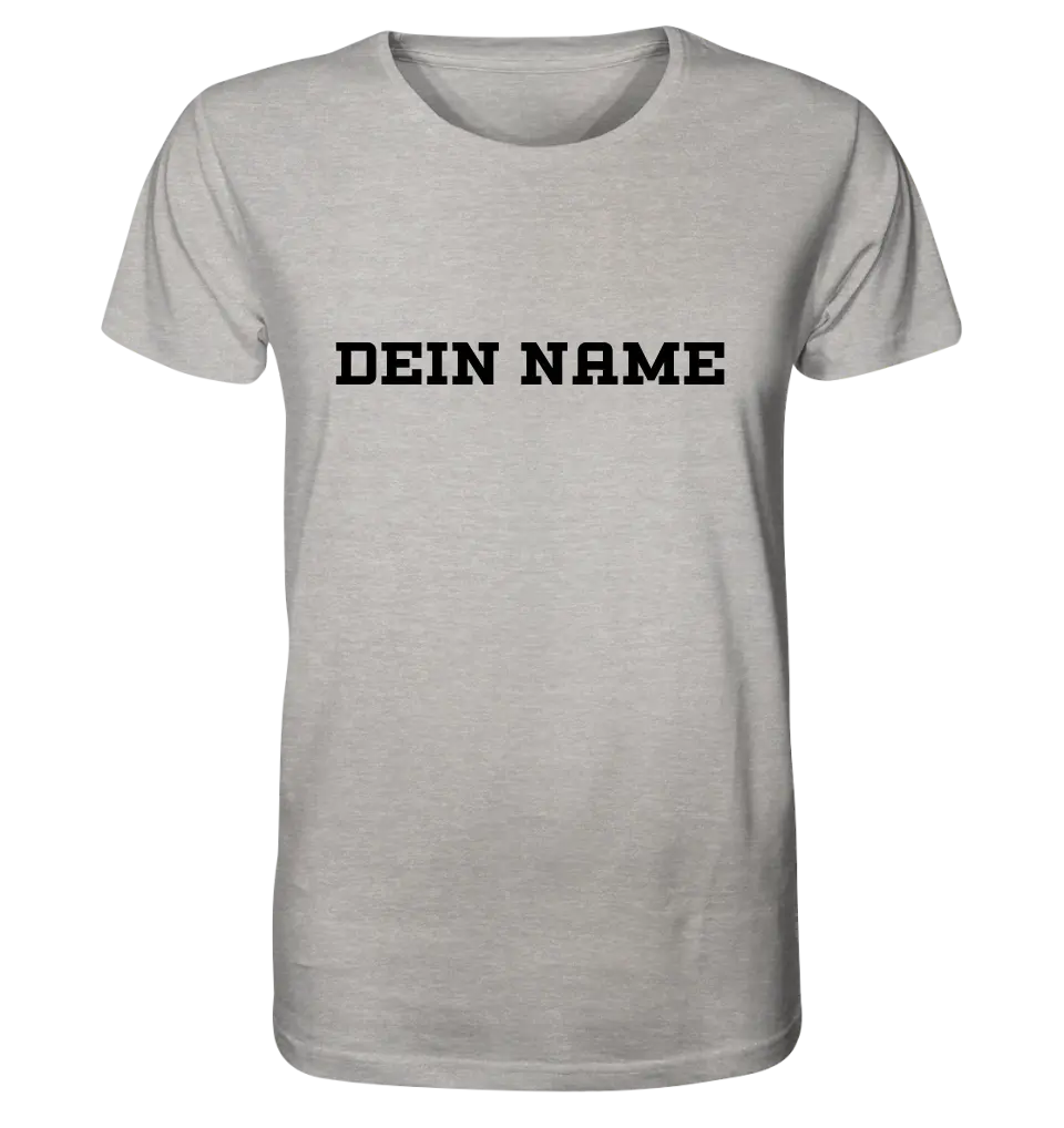 Einfacher Name • Unisex Premium T-Shirt XS-5XL aus Bio-Baumwolle für Damen & Herren • Exklusivdesign • personalisiert