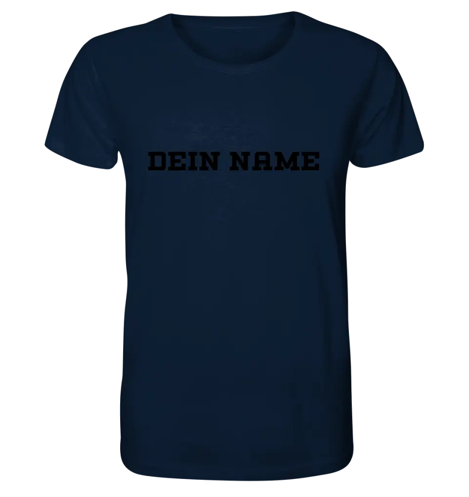 Einfacher Name • Unisex Premium T-Shirt XS-5XL aus Bio-Baumwolle für Damen & Herren • Exklusivdesign • personalisiert