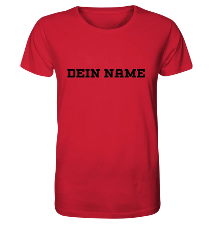 Einfacher Name • Unisex Premium T-Shirt XS-5XL aus Bio-Baumwolle für Damen & Herren • Exklusivdesign • personalisiert