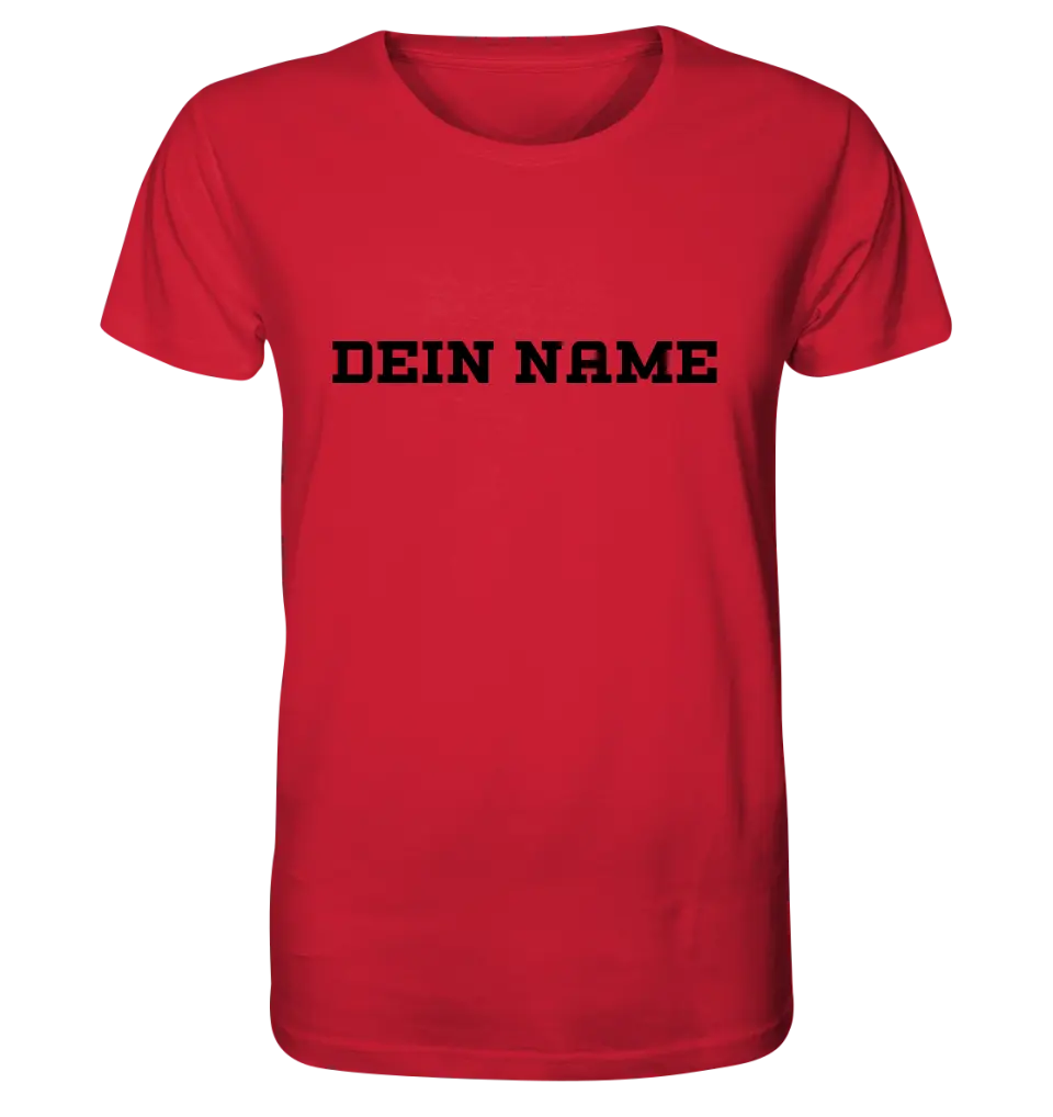 Einfacher Name • Unisex Premium T-Shirt XS-5XL aus Bio-Baumwolle für Damen & Herren • Exklusivdesign • personalisiert