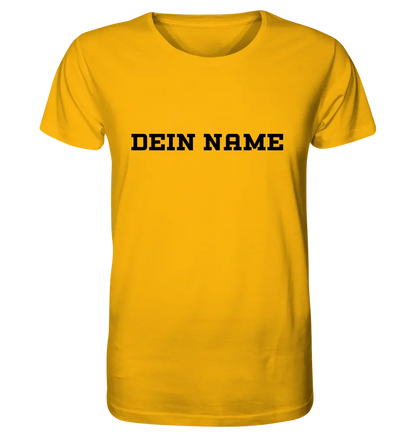 Einfacher Name • Unisex Premium T-Shirt XS-5XL aus Bio-Baumwolle für Damen & Herren • Exklusivdesign • personalisiert