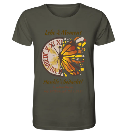 Live the moment • Unisex premium T-shirt XS-5XL made of organic cotton for women &amp; men • Exclusive design • personalized