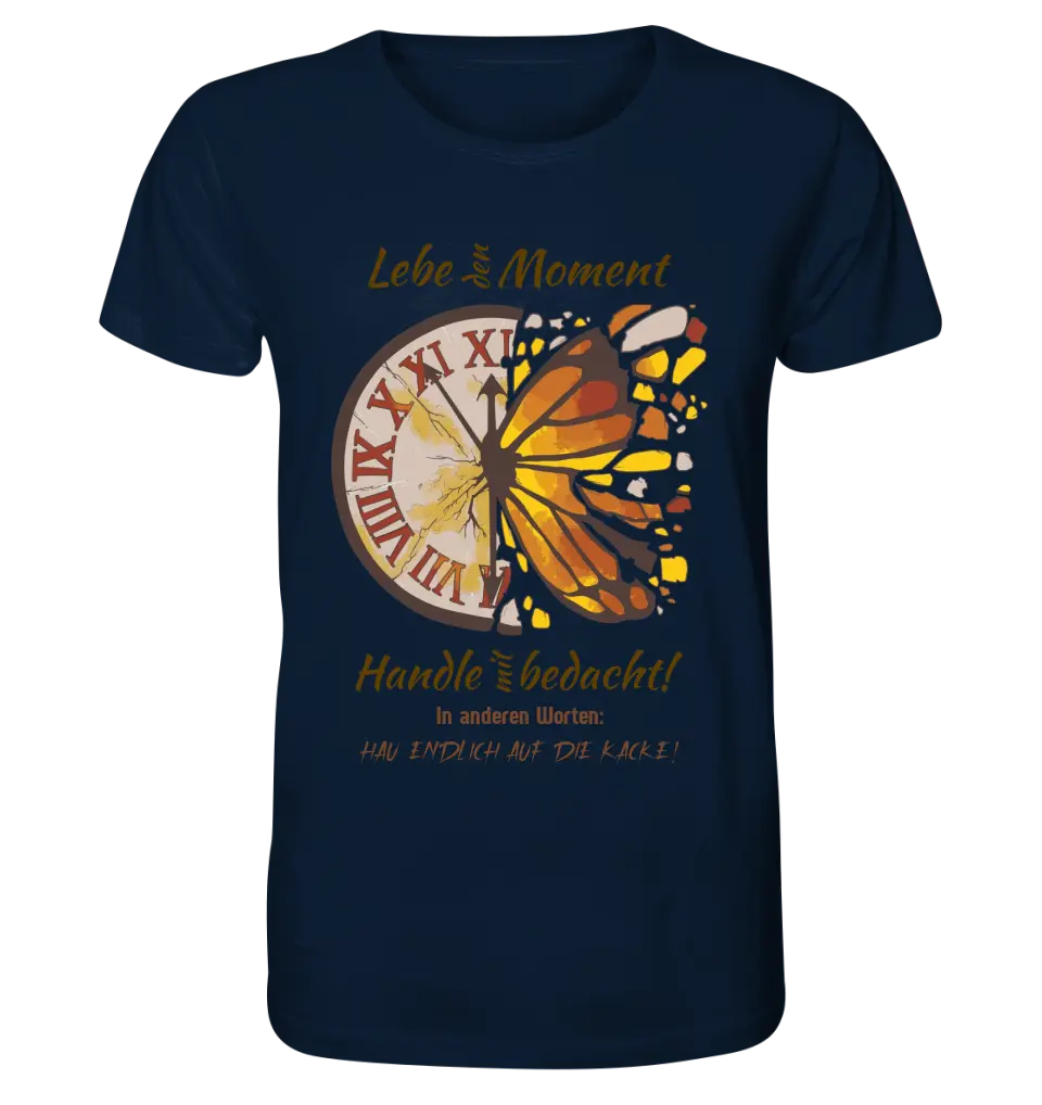 Live the moment • Unisex premium T-shirt XS-5XL made of organic cotton for women &amp; men • Exclusive design • personalized