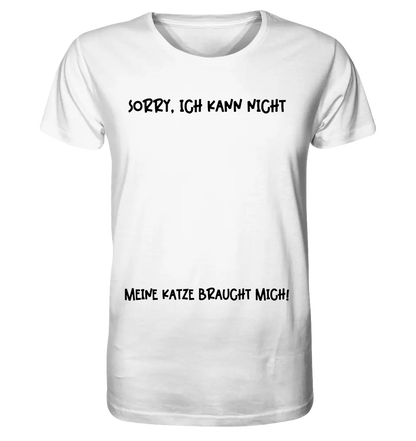 Echte Sternenkarte als Katze + Text • Unisex Premium T-Shirt XS-5XL aus Bio-Baumwolle für Damen & Herren • Exklusivdesign • personalisiert