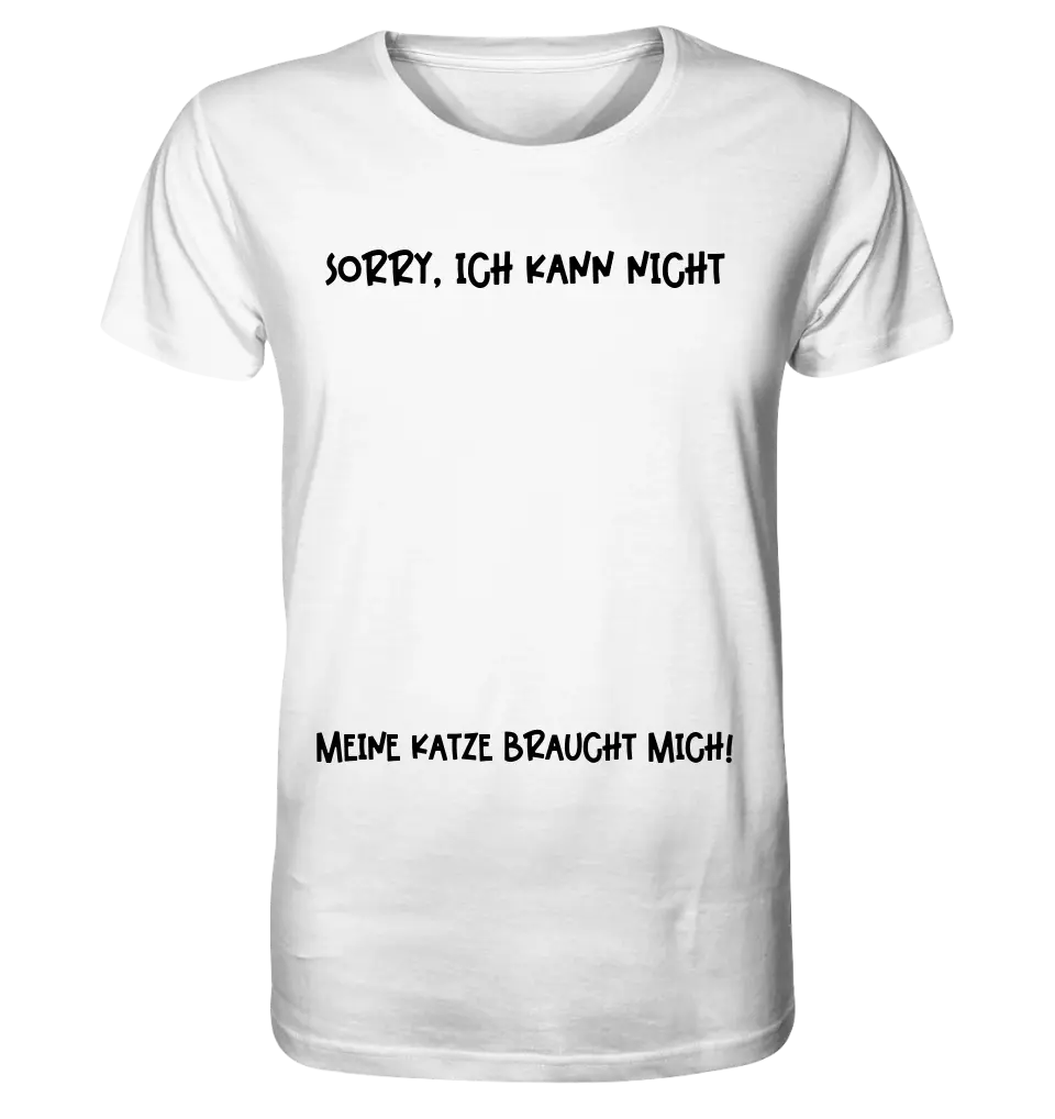 Echte Sternenkarte als Katze + Text • Unisex Premium T-Shirt XS-5XL aus Bio-Baumwolle für Damen & Herren • Exklusivdesign • personalisiert