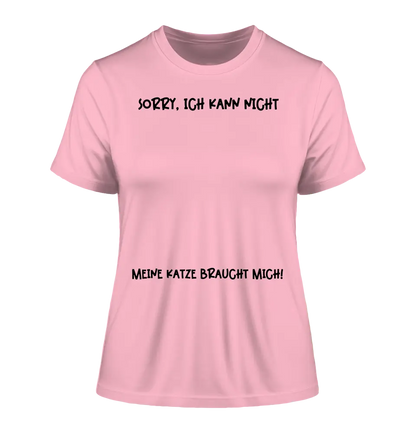 Echte Sternenkarte als Katze + Text • Ladies Premium T-Shirt XS-2XL aus Bio-Baumwolle für Damen • Exklusivdesign • personalisiert