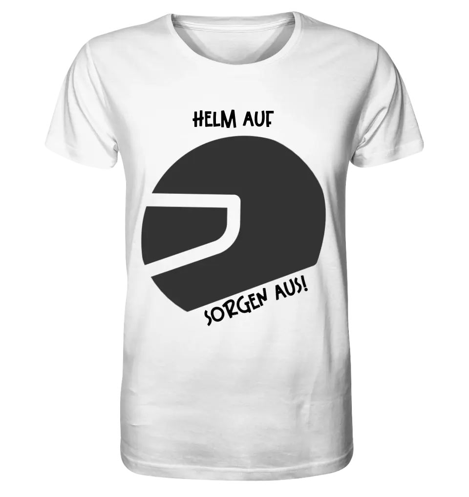 Real star map as helmet + text • Unisex premium T-shirt XS-5XL made of organic cotton for women &amp; men • Exclusive design • personalized