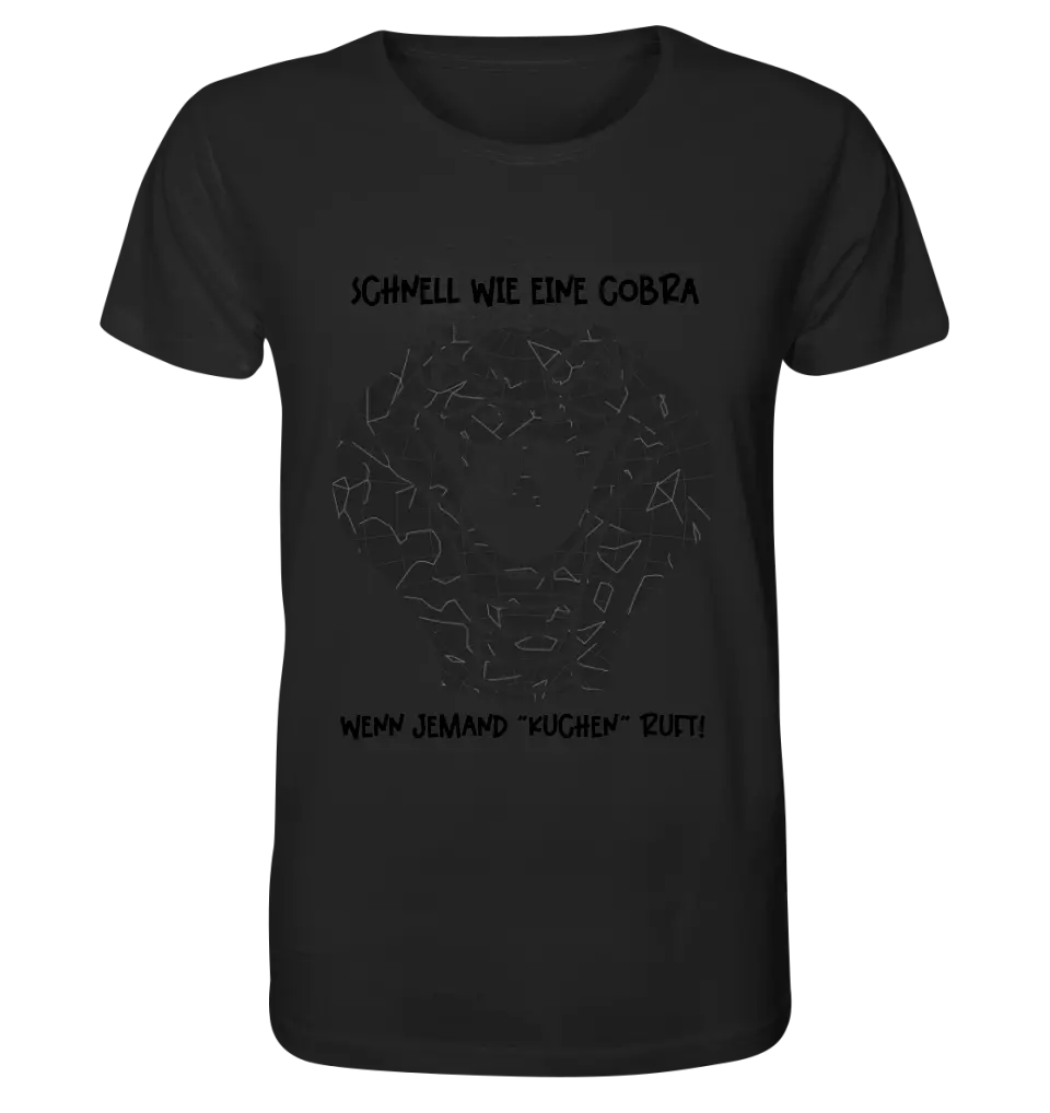 Echte Sternenkarte als Cobra + Text • Unisex Premium T-Shirt XS-5XL aus Bio-Baumwolle für Damen & Herren • Exklusivdesign • personalisiert