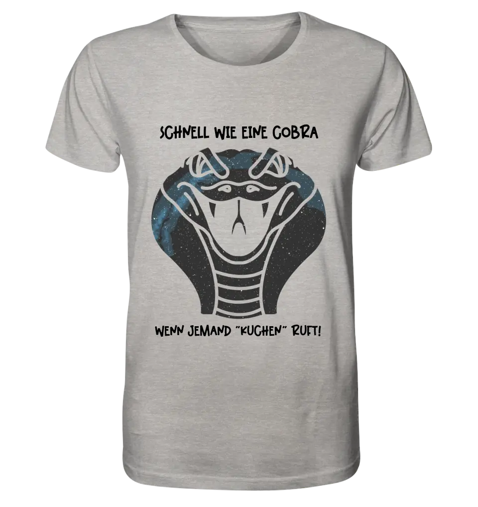 Echte Sternenkarte als Cobra + Text • Unisex Premium T-Shirt XS-5XL aus Bio-Baumwolle für Damen & Herren • Exklusivdesign • personalisiert