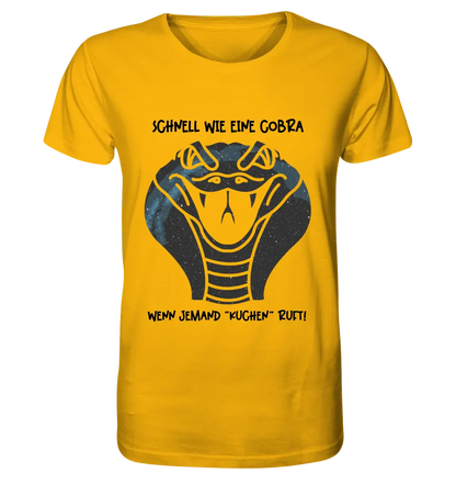 Echte Sternenkarte als Cobra + Text • Unisex Premium T-Shirt XS-5XL aus Bio-Baumwolle für Damen & Herren • Exklusivdesign • personalisiert