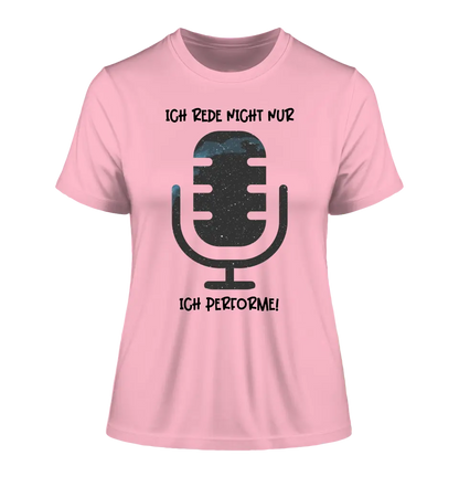 Real star map as microphone + text • Ladies Premium T-Shirt XS-2XL made of organic cotton for women • Exclusive design • personalized