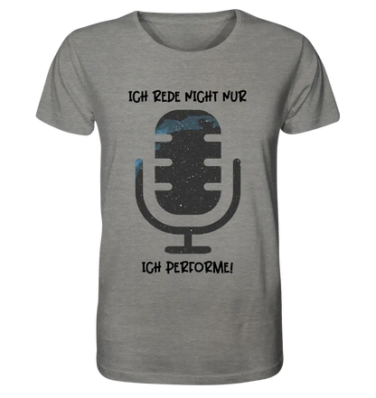 Real star map as microphone + text • Unisex premium T-shirt XS-5XL made of organic cotton for women &amp; men • Exclusive design • personalized