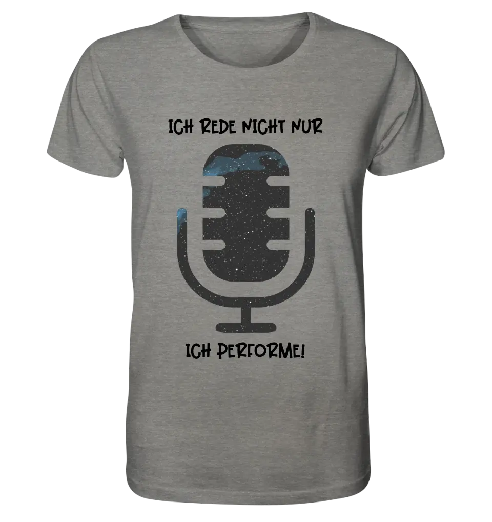 Real star map as microphone + text • Unisex premium T-shirt XS-5XL made of organic cotton for women &amp; men • Exclusive design • personalized