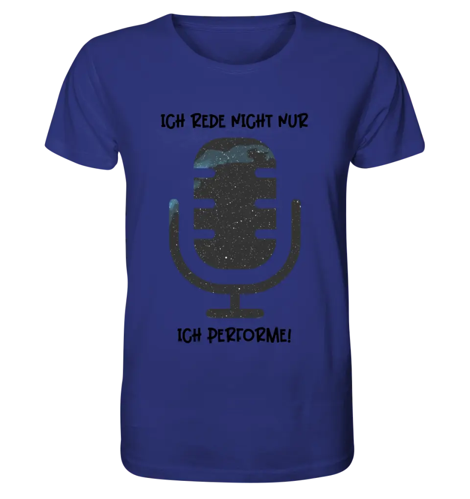 Real star map as microphone + text • Unisex premium T-shirt XS-5XL made of organic cotton for women &amp; men • Exclusive design • personalized