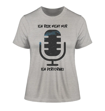 Real star map as microphone + text • Ladies Premium T-Shirt XS-2XL made of organic cotton for women • Exclusive design • personalized