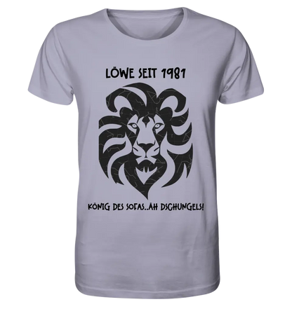 Real star map as a lion + text • Unisex premium T-shirt XS-5XL made of organic cotton for women &amp; men • Exclusive design • personalized