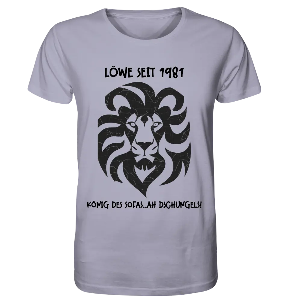 Real star map as a lion + text • Unisex premium T-shirt XS-5XL made of organic cotton for women &amp; men • Exclusive design • personalized