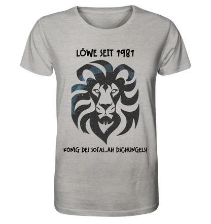 Real star map as a lion + text • Unisex premium T-shirt XS-5XL made of organic cotton for women &amp; men • Exclusive design • personalized