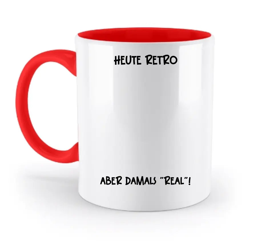 Echte Sternkarte 90s + Text • zweifarbige Tasse  • Exklusivdesign • personalisiert