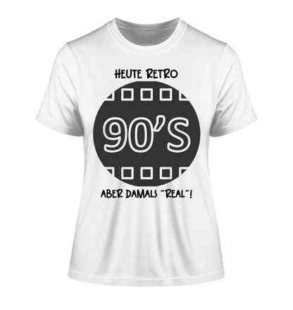 Echte Sternkarte 90s + Text • Ladies Premium T-Shirt XS-2XL aus Bio-Baumwolle für Damen • Exklusivdesign • personalisiert