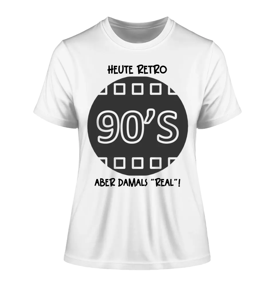 Echte Sternkarte 90s + Text • Ladies Premium T-Shirt XS-2XL aus Bio-Baumwolle für Damen • Exklusivdesign • personalisiert