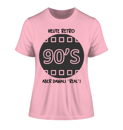 Echte Sternkarte 90s + Text • Ladies Premium T-Shirt XS-2XL aus Bio-Baumwolle für Damen • Exklusivdesign • personalisiert