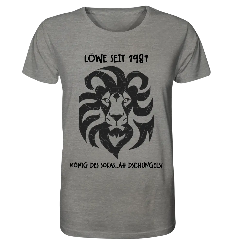 Real star map as a lion + text • Unisex premium T-shirt XS-5XL made of organic cotton for women &amp; men • Exclusive design • personalized