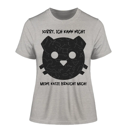 Real star map as a cat + text • Ladies Premium T-Shirt XS-2XL made of organic cotton for women • Exclusive design • personalized