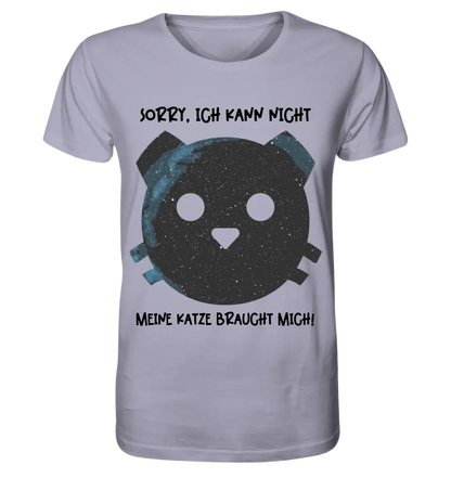 Echte Sternenkarte als Katze + Text • Unisex Premium T-Shirt XS-5XL aus Bio-Baumwolle für Damen & Herren • Exklusivdesign • personalisiert