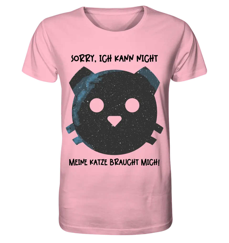 Echte Sternenkarte als Katze + Text • Unisex Premium T-Shirt XS-5XL aus Bio-Baumwolle für Damen & Herren • Exklusivdesign • personalisiert