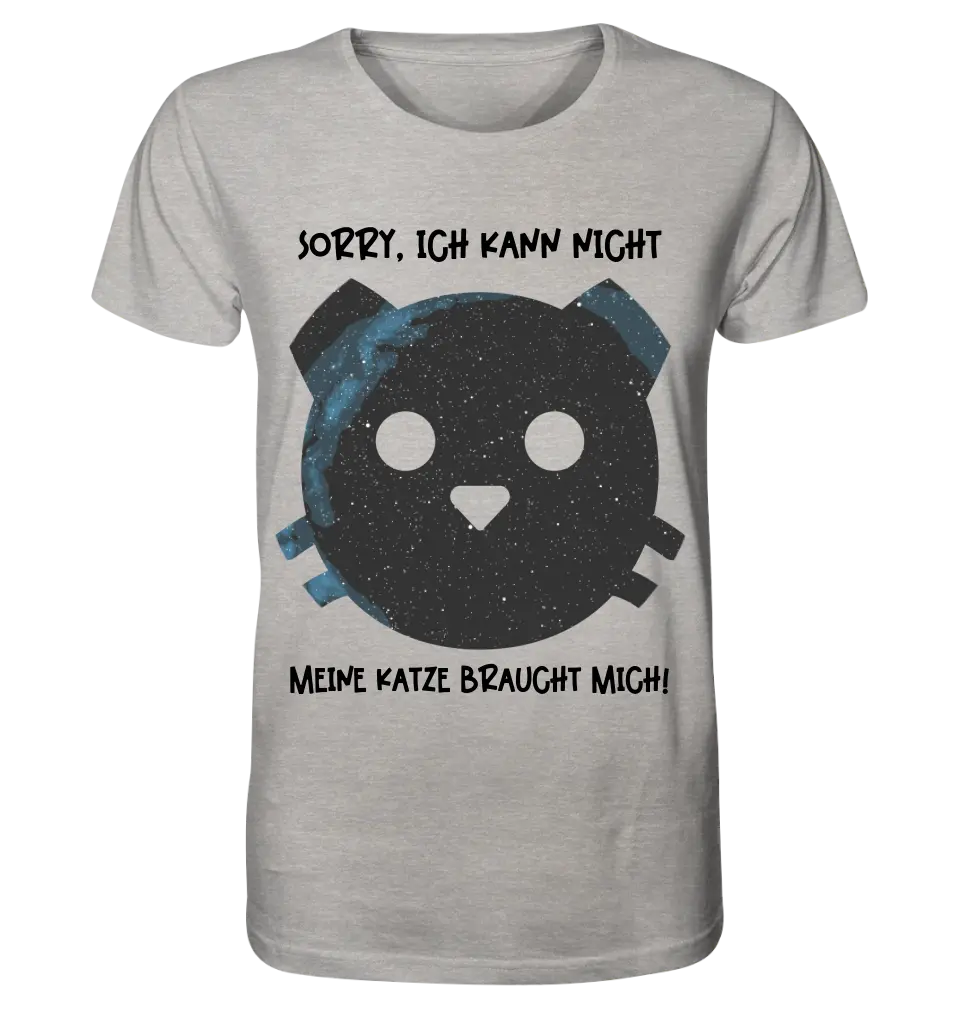 Echte Sternenkarte als Katze + Text • Unisex Premium T-Shirt XS-5XL aus Bio-Baumwolle für Damen & Herren • Exklusivdesign • personalisiert