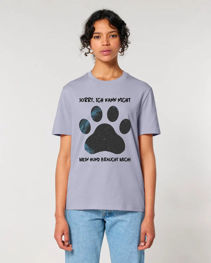 Real star map as a dog paw + text • Dog • Unisex Premium T-Shirt XS-5XL made of organic cotton for women &amp; men • Exclusive design • personalized