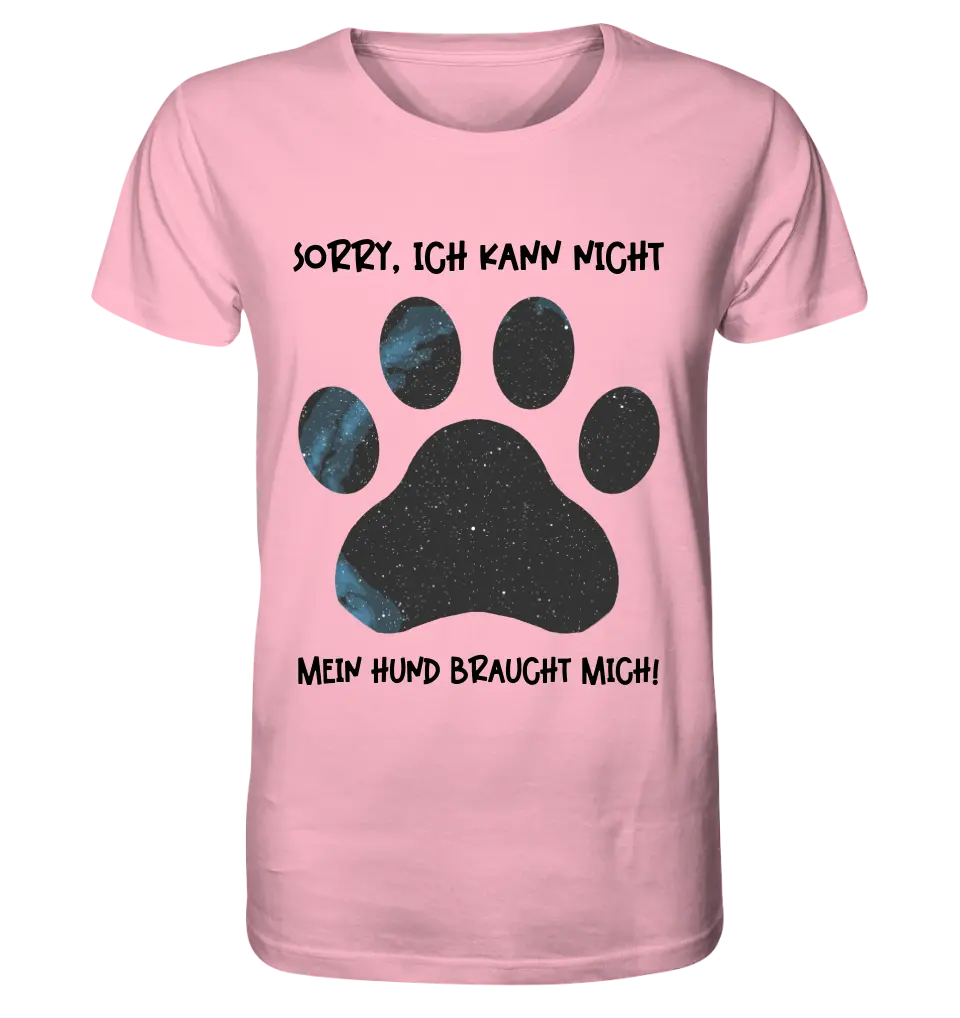 Real star map as a dog paw + text • Dog • Unisex Premium T-Shirt XS-5XL made of organic cotton for women &amp; men • Exclusive design • personalized