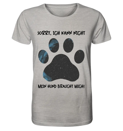 Real star map as a dog paw + text • Dog • Unisex Premium T-Shirt XS-5XL made of organic cotton for women &amp; men • Exclusive design • personalized